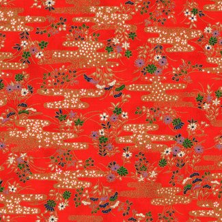 Quilt Gate - Hyakka Ryoran Chiyagami  HR3200Y 12A Metallic 