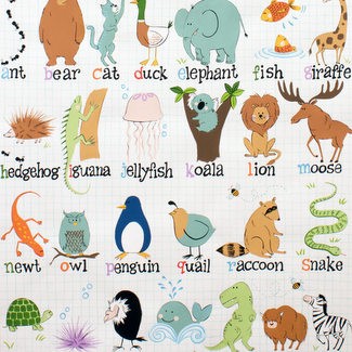 Alexander Henry Fabrics - ABC with Me - 7905 A