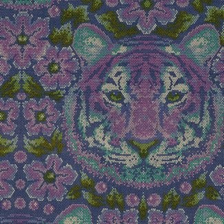 Free Spirit Fabrics - Tula Pink - Eden - Crouching Tiger TP77 Amethist