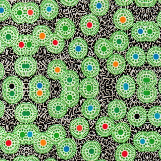 Rowan Stoffe - Dan Bennett - Premier Lord Collection - Daisy Pattern DB14 Black