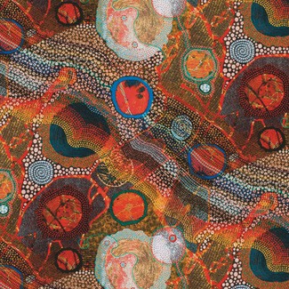 Rowan Stoffe - Dan Bennett - Frondescence Collection - Pragmatic Pattern DB28 Radiant