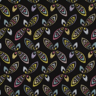 Rowan Stoffe - Victoria & Albert Museum - Bromley - Ikat Burst PWVA023 Citron