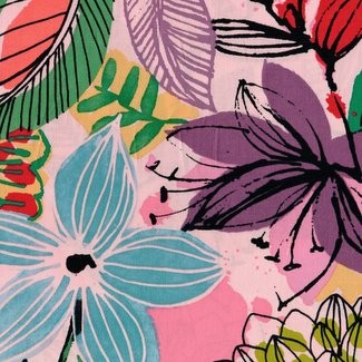 Alexander Henry Fabrics - Folklorico - Painted Dahlia 8931 BR