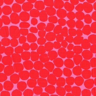 Free Spirit Fabrics - Kaffe Fassett Collective  - Brandon Mably - Jumble BM53 Ruby