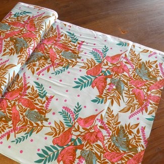 Free Spirit Fabrics - Good Gracious by Anna Maria Horner - Bright Eyes - Visitation AH161 Seafoam