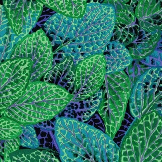 Free Spirit Fabrics - Kaffe Fassett Collective - Philip Jacobs PJ129 Fittonia Green