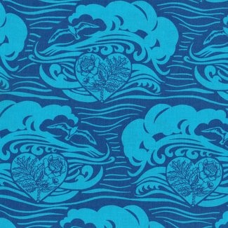 Free Spirit Fabrics - Good Gracious by Anna Maria Horner - Welcome Home - Chicago AH178 Breeze