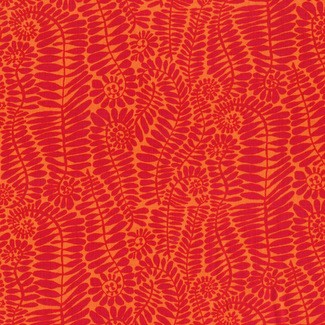 Free Spirit Fabrics - Brandon Mably for Kaffe Fassett Collective -Small Fronds BM098 Melon