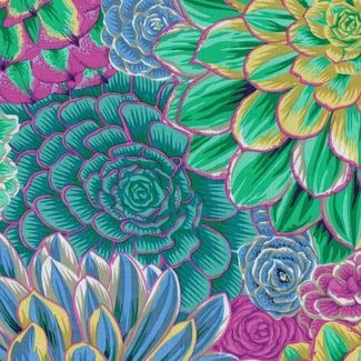 Free Spirit Fabrics - Kaffe Fassett Collective  - Philip Jacobs - House Leeks PJ113 Grey