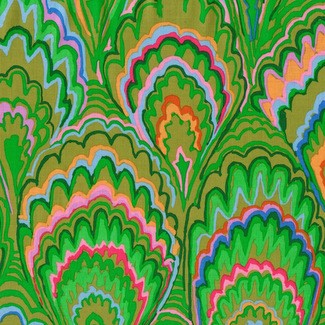 Free Spirit Fabrics - Kaffe Fassett Collective - Kaffe Fassett - Marble Scallops GP207 Green
