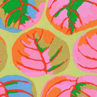 Free Spirit Fabrics - Kaffe Fassett Collective - Kaffe Fassett - Palm Leaves GP208 Pastel