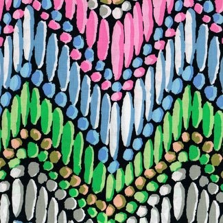 Free Spirit Fabrics -Kaffe Fassett - Beaded Curtain GP191 Grey