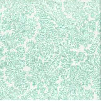 Michael Miller Fabrics - Posh Paisley - DC4896 Robin's Egg