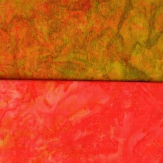 Robert Kaufman - Lunn Studios for Artistan Batiks - Patina Handpaints - Ombre Double AMD-7034-317 Salsa