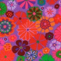 Free Spirit Fabrics - Kaffe Fassett Collective - Kaffe Fassett GP204 Folk Flower Red