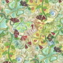 Free Spirit Fabrics - Art Excursion by Denise Burkitt - Drifting Petals DB001 Multi