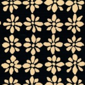 Free Spirit Fabrics - Kaffe Fassett Collective - Brandon Mably BM94 Snow Flower Black